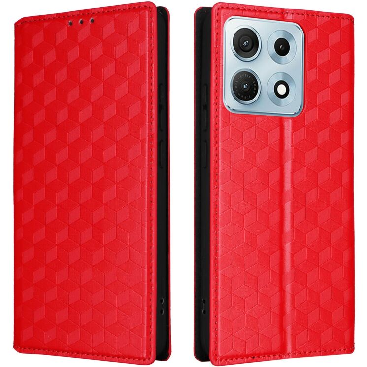 Чохол Deexe Rhombus Book для Motorola Edge 70 Max - Red (435513R) Чохол Deexe Rhombus Book для Motorola Edge 70 Max - Red: фото 1 з 7