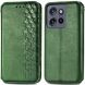 Чохол Deexe Rhombus Wallet для Motorola Edge 50 Neo - Green (367131G). Фото 1 з 10