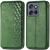Чехол Deexe Rhombus Wallet для Motorola Edge 50 Neo - Green: фото 1 из 10