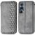 Чехол Deexe Rhombus Wallet для Realme C65 - Grey: фото 1 из 9