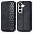 Чехол Deexe Rhombus Wallet для Samsung Galaxy A57 (A576) - Black (406141B)