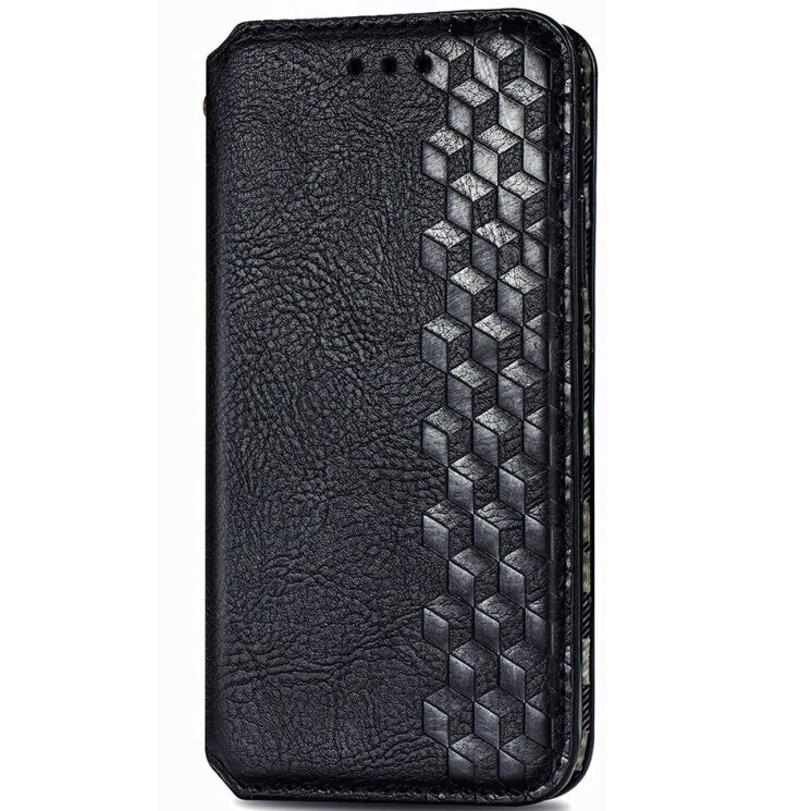 Чехол Deexe Rhombus Wallet для Samsung Galaxy A57 (A576) - Black: фото 4 из 8