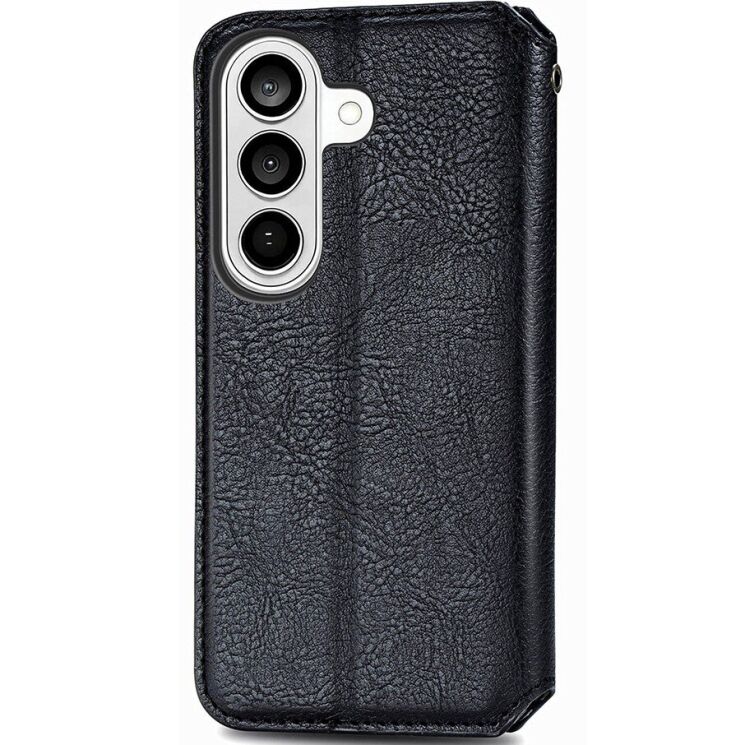 Чехол Deexe Rhombus Wallet для Samsung Galaxy A57 (A576) - Black: фото 5 из 8