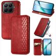 Чехол Deexe Rhombus Wallet для Xiaomi 17T - Red (408822R)