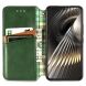 Чехол Deexe Rhombus Wallet для Xiaomi Poco F6 - Green (355045G). Фото 2 из 9