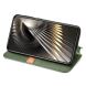 Чехол Deexe Rhombus Wallet для Xiaomi Poco F6 - Green (355045G). Фото 3 из 9