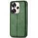 Чехол Deexe Rhombus Wallet для Xiaomi Poco F6 - Green (355045G). Фото 5 из 9