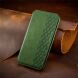 Чехол Deexe Rhombus Wallet для Xiaomi Poco F6 - Green (355045G). Фото 6 из 9