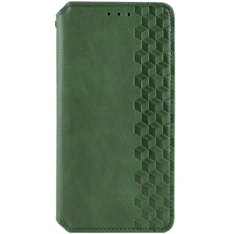 Чехол Deexe Rhombus Wallet для Xiaomi Redmi 14C / Redmi A4 5G / Poco C75 - Green: фото 1 из 7