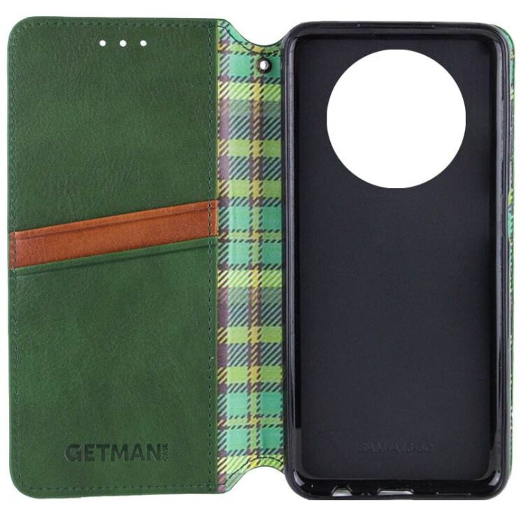 Чехол Deexe Rhombus Wallet для Xiaomi Redmi 14C / Redmi A4 5G / Poco C75 - Green: фото 3 из 7