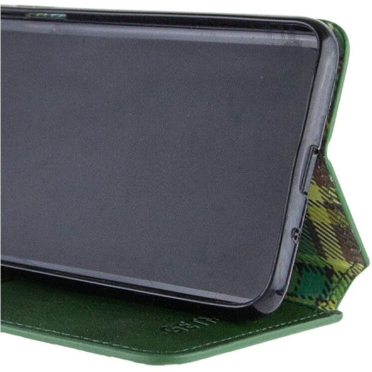 Чехол Deexe Rhombus Wallet для Xiaomi Redmi 14C / Redmi A4 5G / Poco C75 - Green: фото 5 из 7