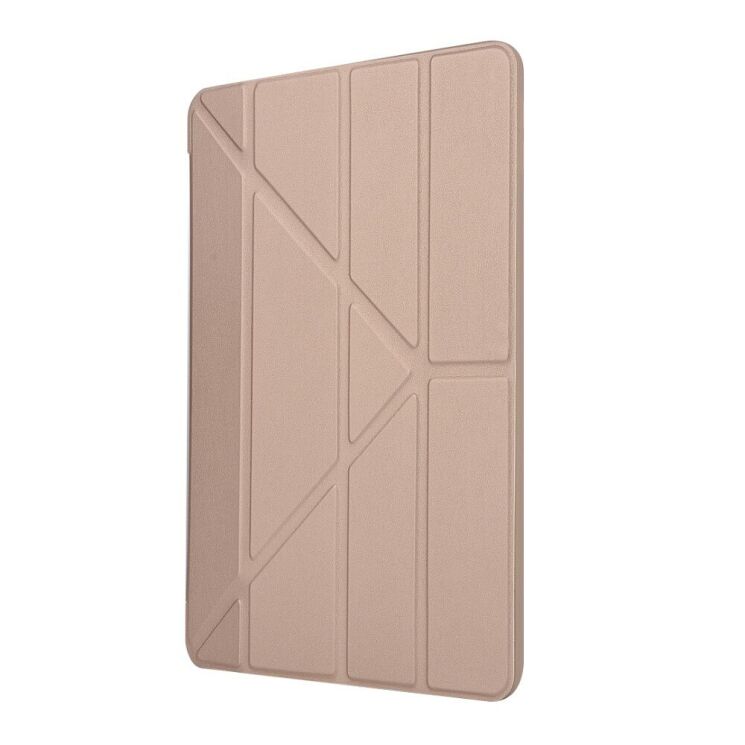 Чехол Deexe Stand Cover для Apple iPad 10.2 7/8/9 Gen (2019/2020/2021) - Gold: фото 3 из 8