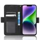 Чехол-книжка с кармашками Deexe Wallet Stand для iPhone 15 - Black (371525B). Фото 2 из 6