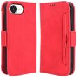 Чехол Deexe Wallet Stand для Apple iPhone 16e - Red (376452R)