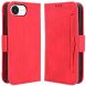 Чехол Deexe Wallet Stand для Apple iPhone 16e - Red (376452R). Фото 1 из 7