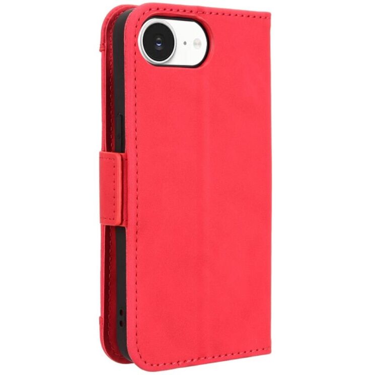 Чехол Deexe Wallet Stand для Apple iPhone 16e - Red: фото 7 из 7