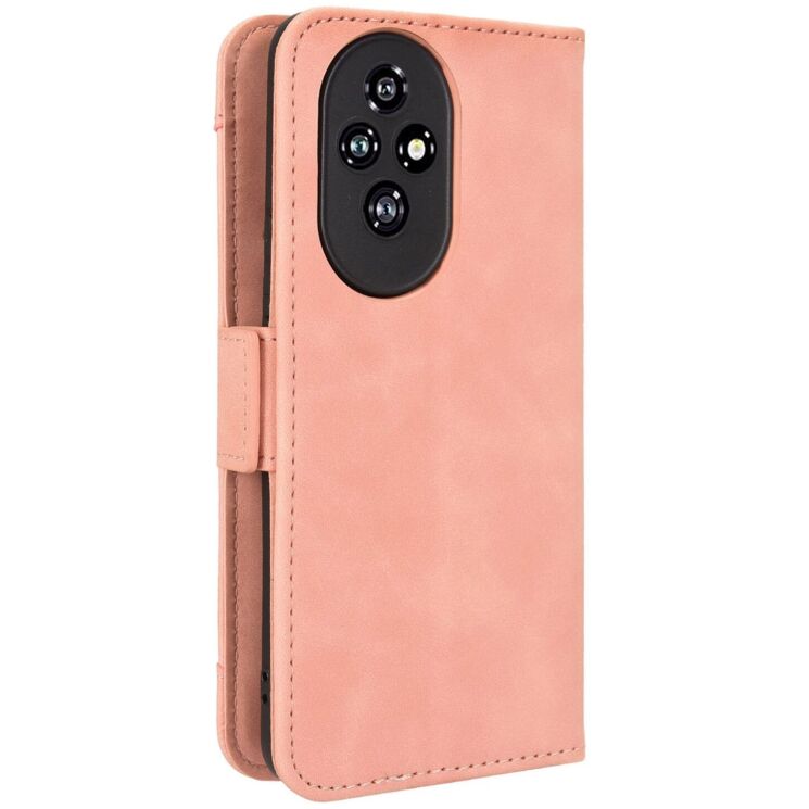 Чохол-книжка з кишеньками Deexe Wallet Stand для Honor 200 - Pink: фото 7 з 7