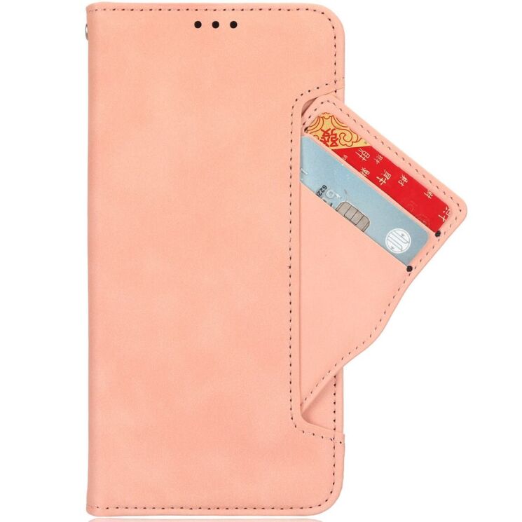 Чохол-книжка з кишеньками Deexe Wallet Stand для Honor 200 - Pink: фото 2 з 7