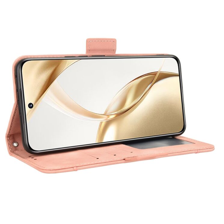 Чохол-книжка з кишеньками Deexe Wallet Stand для Honor 200 - Pink: фото 4 з 7