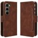 Чохол Deexe Wallet Stand для Infinix Hot 60 Pro Plus - Brown (387907Z). Фото 1 з 15