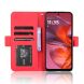 Чохол Deexe Wallet Stand для Motorola Moto G05 / Moto E15 - Red (372704R). Фото 3 з 7