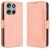 Чохол Deexe Wallet Stand для Motorola Moto G56 - Pink: фото 1 з 14