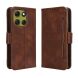 Чохол Deexe Wallet Stand для Motorola Moto G86 - Brown (383321Z). Фото 1 з 13