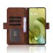 Чохол Deexe Wallet Stand для Motorola Moto G86 - Brown (383321Z). Фото 6 з 13