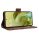Чохол Deexe Wallet Stand для Motorola Moto G86 - Brown (383321Z). Фото 7 з 13