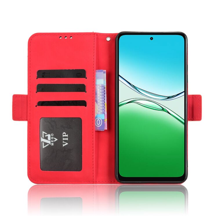 Чохол Deexe Wallet Stand для OPPO A5 - Red: фото 5 з 14