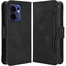 Чехол Deexe Wallet Stand для OPPO Reno 13 F/FS 5G - Black: фото 1 из 7