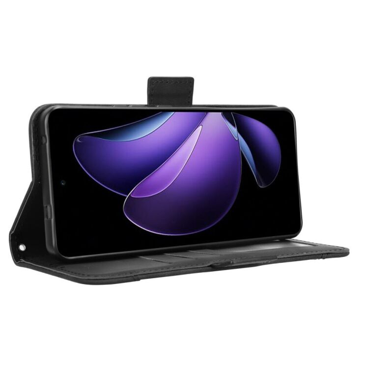 Чехол Deexe Wallet Stand для OPPO Reno 13 F/FS 5G - Black: фото 4 из 7