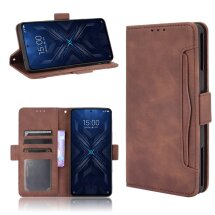 Чохол Deexe Wallet Stand для Xiaomi Black Shark 4 / 4 Pro - Coffee: фото 1 з 9