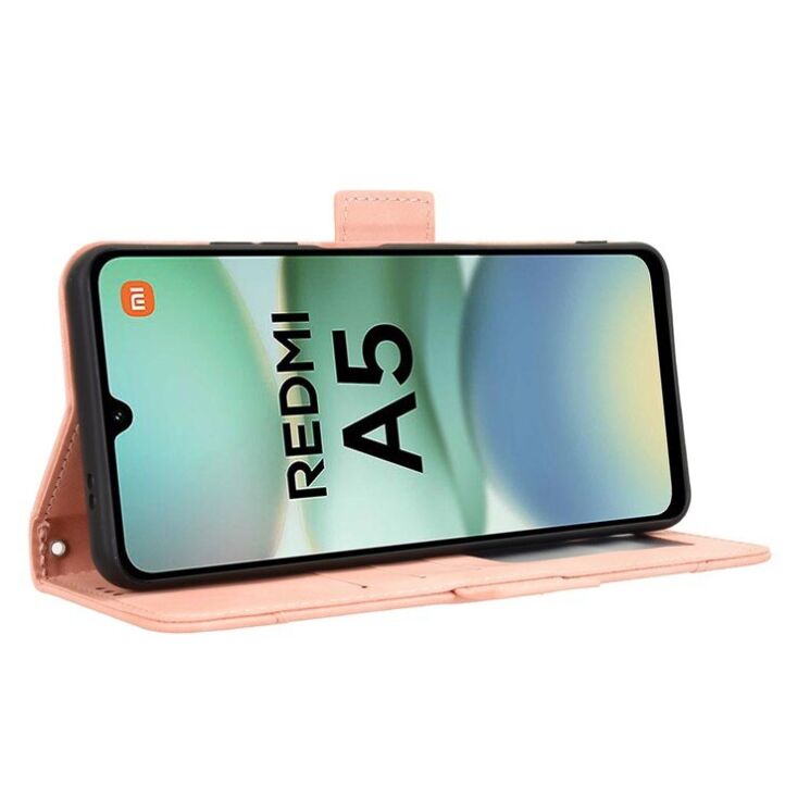 Чехол Deexe Wallet Stand для Xiaomi Redmi A5 - Pink: фото 3 из 7