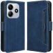 Чехол Deexe Wallet Stand для Xiaomi Redmi Note 14 5G - Blue (373406L). Фото 1 из 7