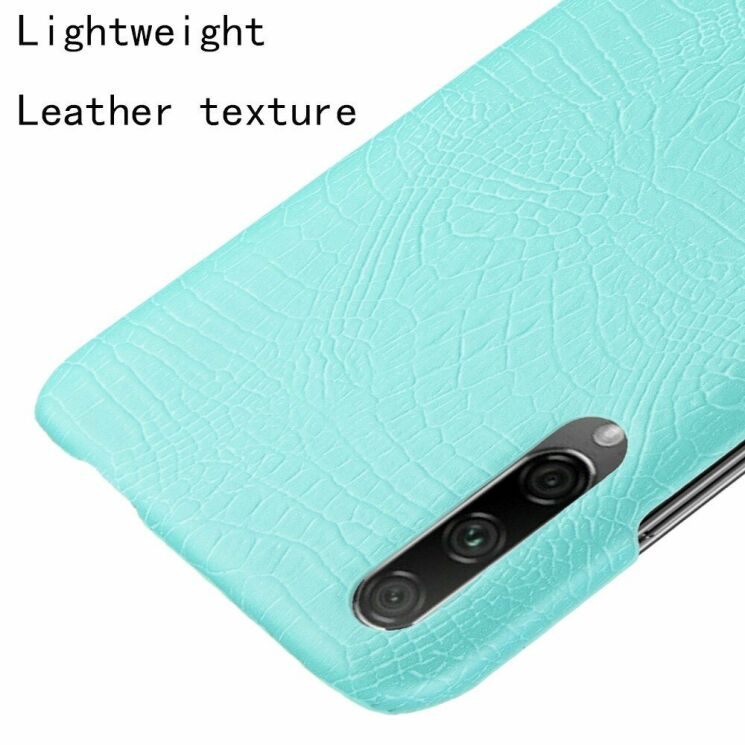 Чехол для Deexe Croco Style для Huawei P Smart Pro / Honor 9X (for China) - Baby Blue: фото 4 из 6