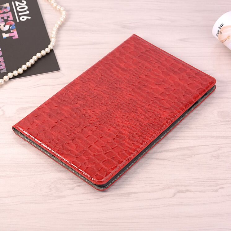Чехол для Deexe Crocodile Style для Samsung Galaxy Tab A 10.5 (T590.595) - Red: фото 8 из 9