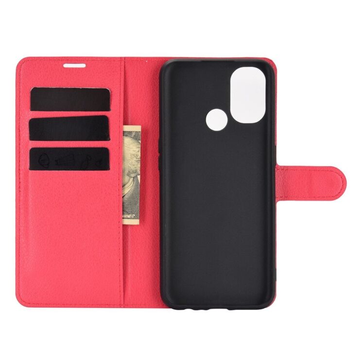 Чохол-книжка Deexe Book Type для OnePlus Nord N100 - Red: фото 2 з 6