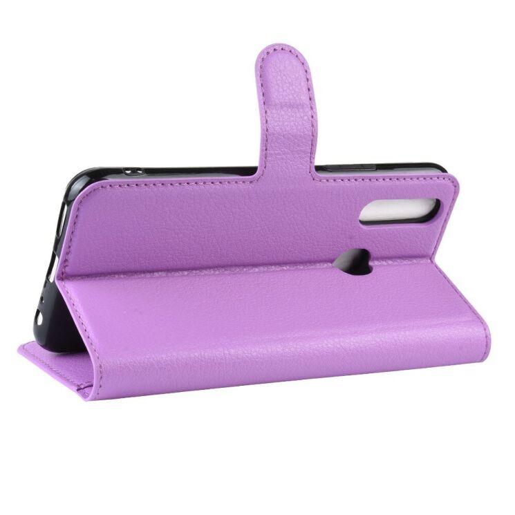Классический чехол-книжка Deexe Book Type для VIVO Y17 - Purple: фото 5 из 6