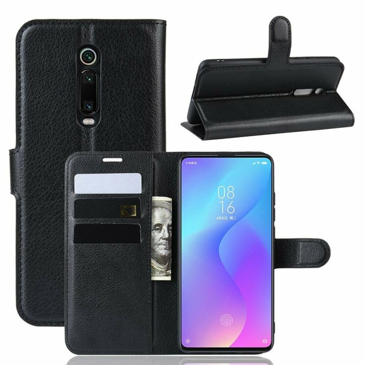 Чохол-книжка Deexe Book Type для Xiaomi Mi 9T / Mi 9T Pro / Redmi K20 / Redmi K20 Pro - Black: фото 1 з 7