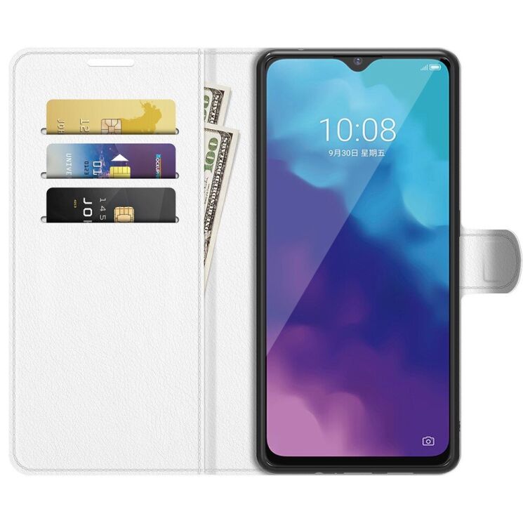 Чехол-книжка Deexe Book Type для ZTE Blade V30 Vita - White: фото 4 из 7