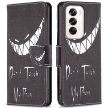 Чехол-книжка Deexe Color Wallet для OPPO Reno 12 - Don't Touch My Phone: фото 1 из 7