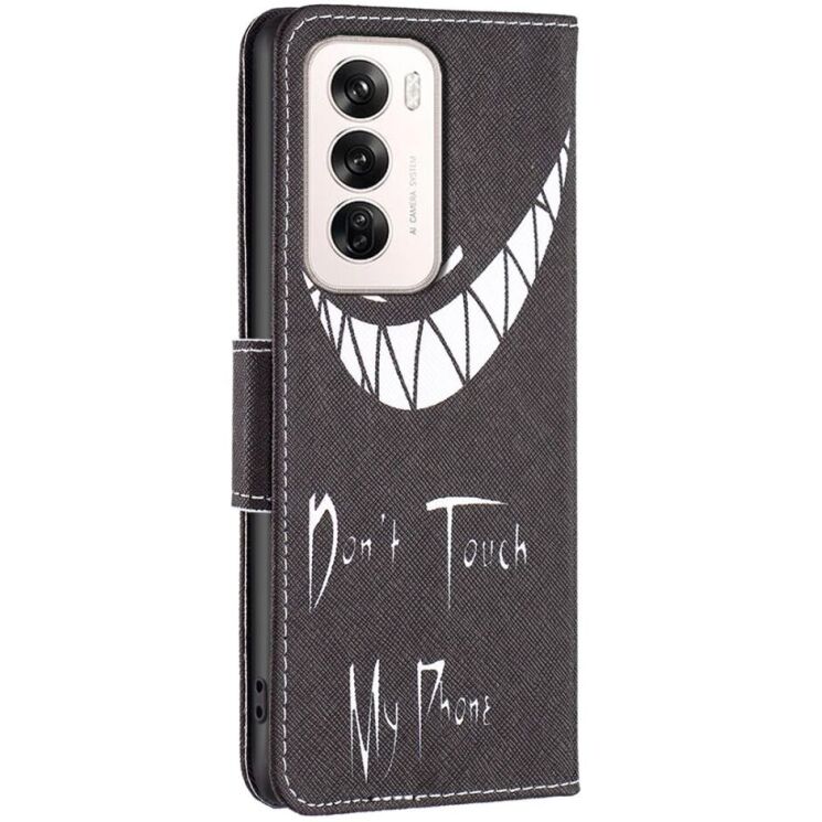 Чехол-книжка Deexe Color Wallet для OPPO Reno 12 - Don't Touch My Phone: фото 3 из 7