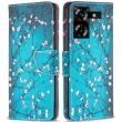 Чехол-книжка Deexe Color Wallet для TECNO Pova 5 - Plum Blossom (333620F)