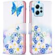 Чехол-книжка Deexe Color Wallet для Xiaomi Redmi Note 12 - Butterfly and Flowers (323021J)