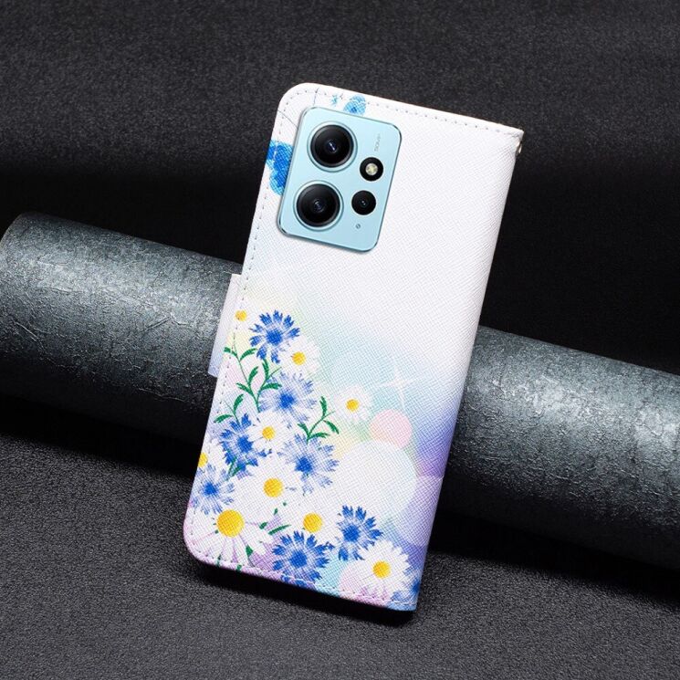 Чехол-книжка Deexe Color Wallet для Xiaomi Redmi Note 12 - Butterfly and Flowers: фото 3 из 7