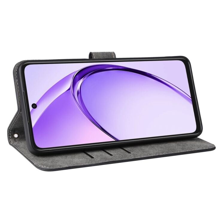 Чехол-книжка Deexe Delta Book для OPPO A3x / A3 / A40m - Black: фото 3 из 7