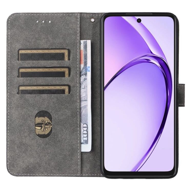 Чехол-книжка Deexe Delta Book для OPPO A3x / A3 / A40m - Black: фото 2 из 7