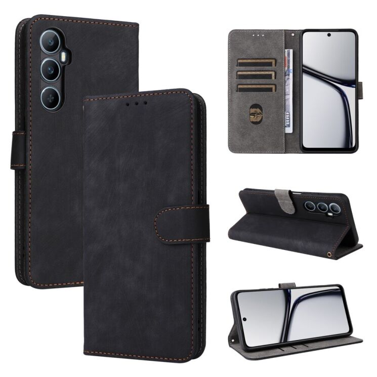 Чохол-книжка Deexe Delta Book для Realme C65 - Black: фото 7 з 8