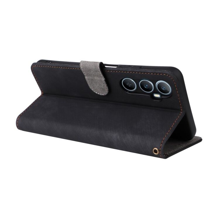 Чохол-книжка Deexe Delta Book для Realme C65 - Black: фото 4 з 8
